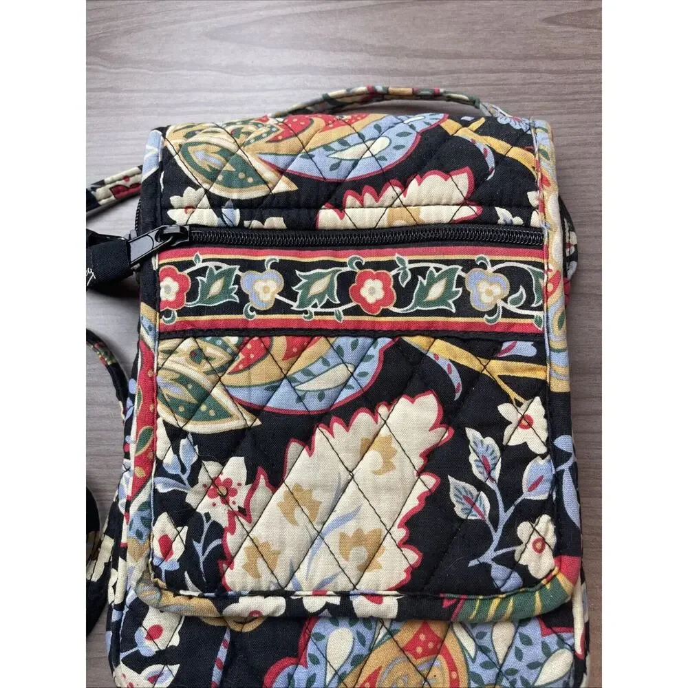 Vera Bradley Mini Hipster Crossbody Purse. Versailles Pattern Retired - Picture 1 of 9